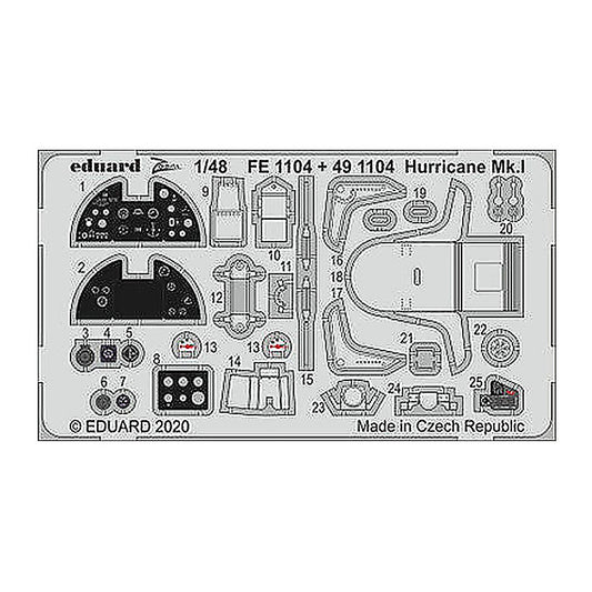 eduard 491104 1 48 hurricane mk i for air pre painted