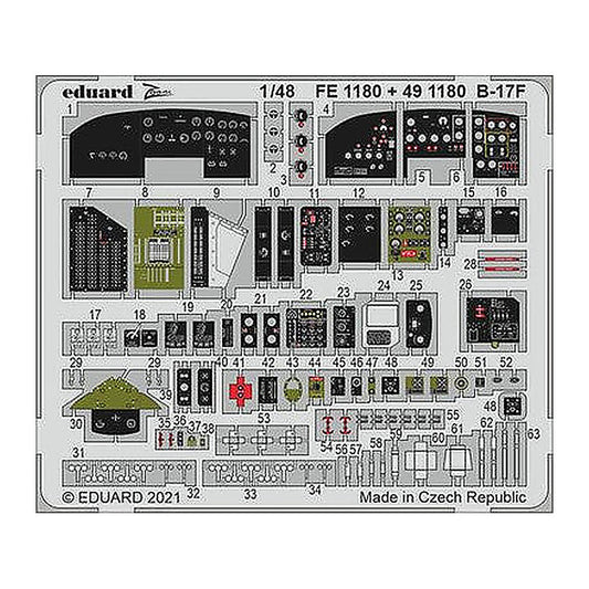 eduard 491180 1 48 cockpit for hkm pre painted