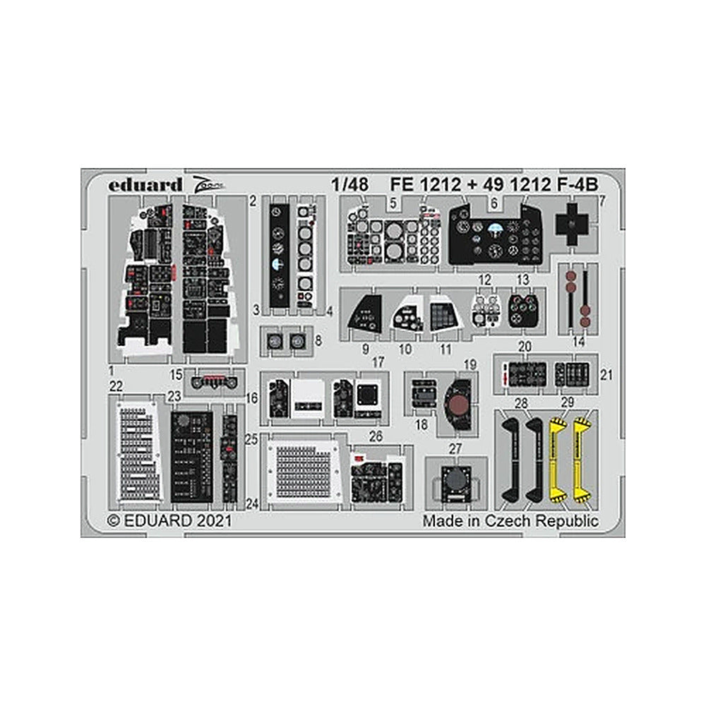 eduard 491212 1 48 f 4b for tamiya pre painted