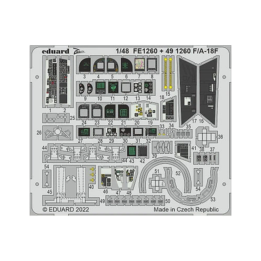 eduard 491260 1 48 f a 18f for hobby boss pre painted