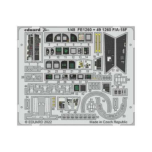 eduard 491260 1 48 f a 18f for hobby boss pre painted