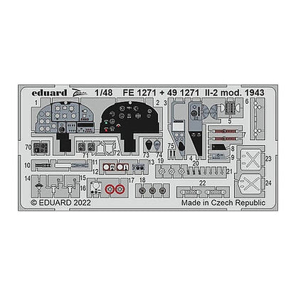 eduard 491271 1 48 mod 1943 for zve pre painted
