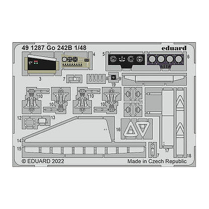 eduard 491287 1 48 for icm pre painted