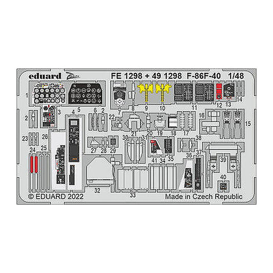 eduard 491298 1 48 f 86f 40 for airfix