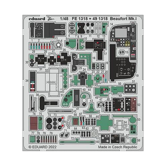 eduard 491318 1 48 beau t mk i icm
