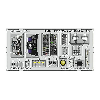 eduard 491324 1 48 a 10c for hobby boss photo etch detail set