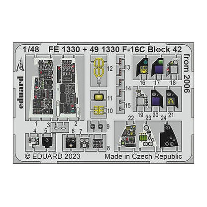 eduard 491330 1 48 f 16c block 42 from 2006 for kinetic