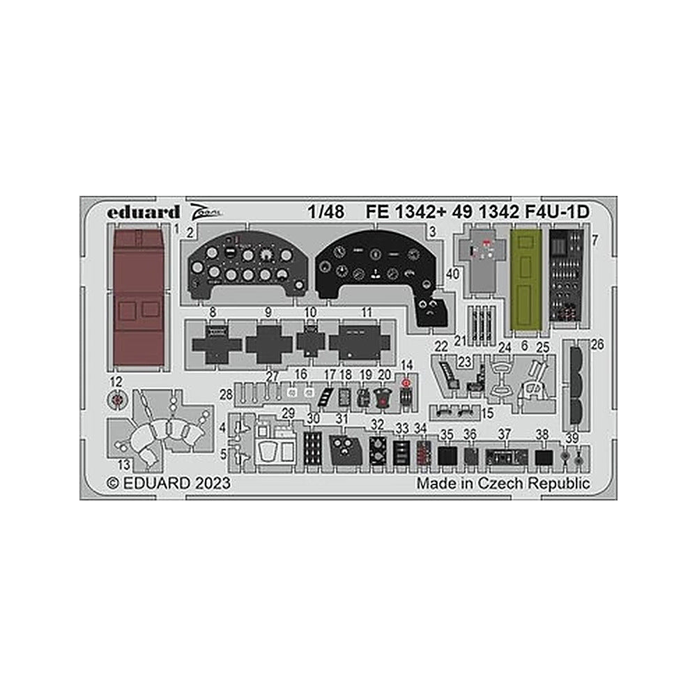 eduard 491342 1 48 for hobby boss photo etch detail set