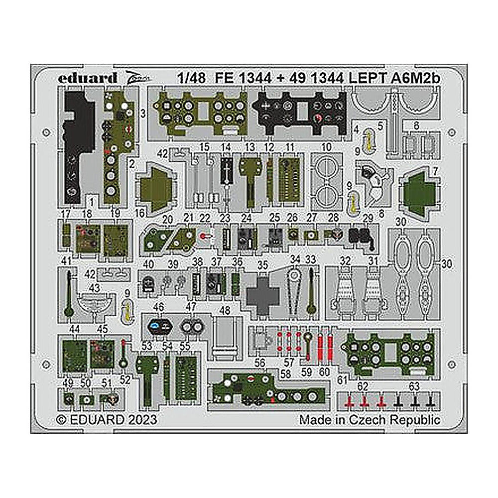 eduard 491344 1 48 for academy photo etch detail set