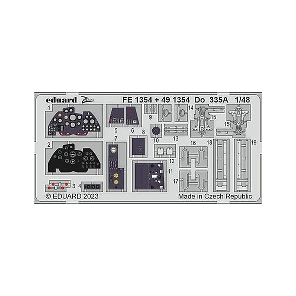 eduard 491354 1 48 do 335a for tamiya photo etch detail set