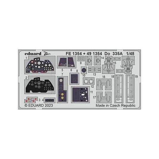 eduard 491354 1 48 do 335a for tamiya photo etch detail set