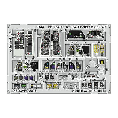 eduard 491370 1 48 f 16d block 40 for kinetic