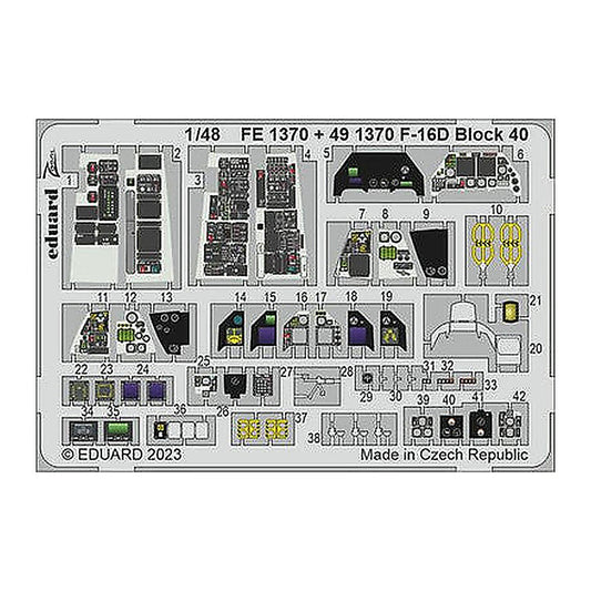eduard 491370 1 48 f 16d block 40 for kinetic