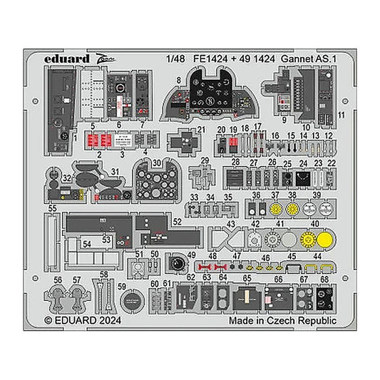 eduard 491424 1 48 gannet as 1 for airfix