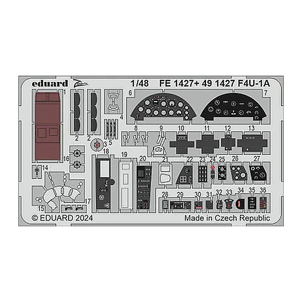 eduard 491427 1 48 for magic factory photo etch detail set