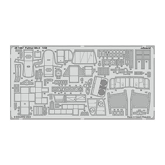 eduard 491467 1 48 fulmar mk ii photo etched set for trumpeter