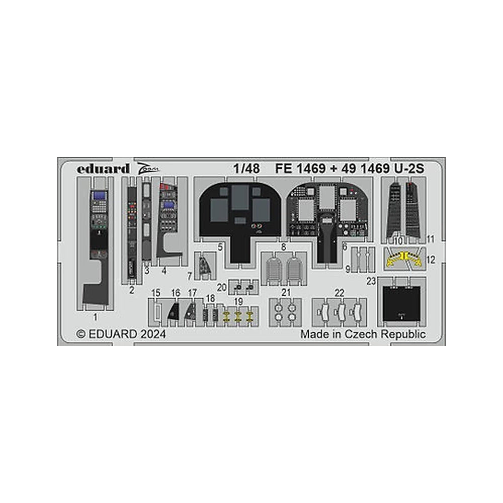 eduard 491469 1 48 u 2s photo etched setfor hobby boss