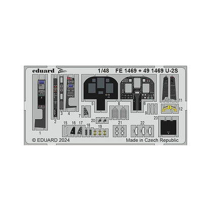 eduard 491469 1 48 u 2s photo etched setfor hobby boss