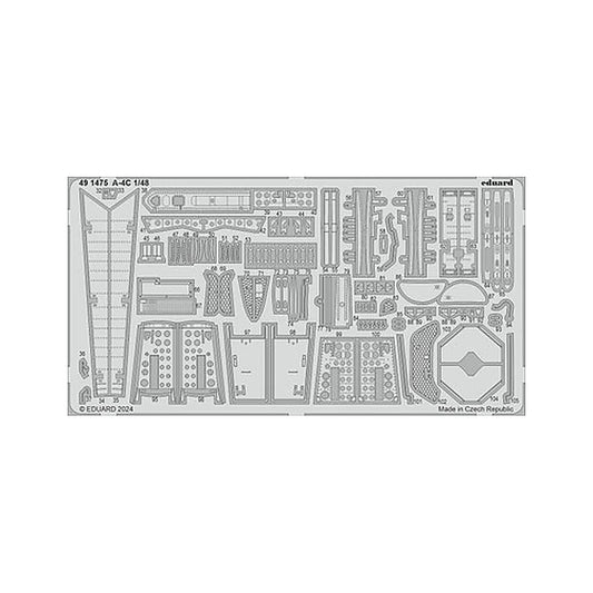eduard 491475 1 48 a 4c photo etched set for hasegawa