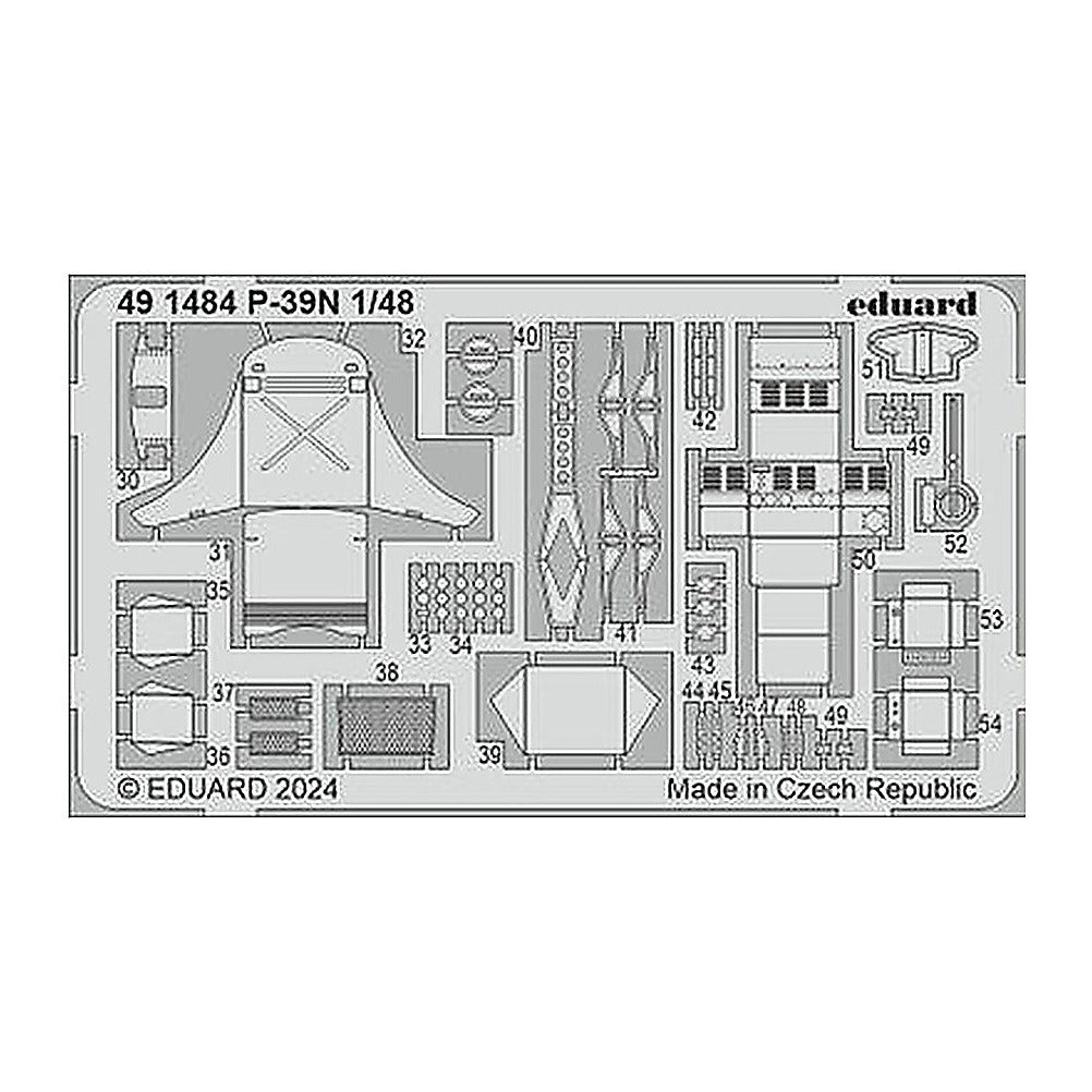 eduard 491484 1 48 p 39n photo etch set for arma hobby