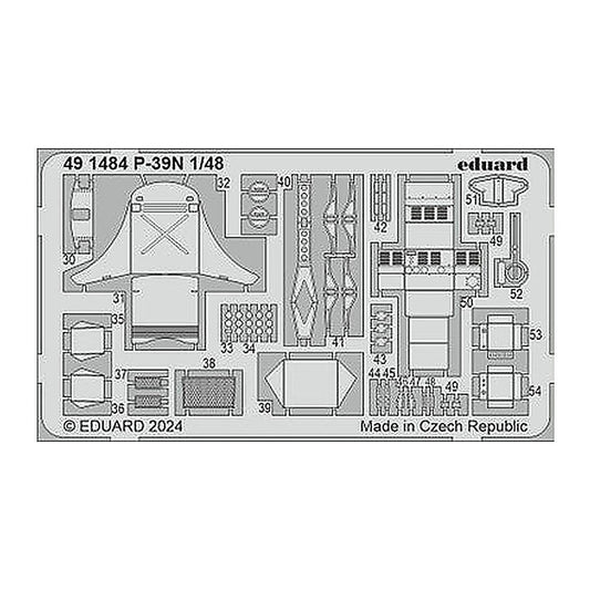 eduard 491484 1 48 p 39n photo etch set for arma hobby