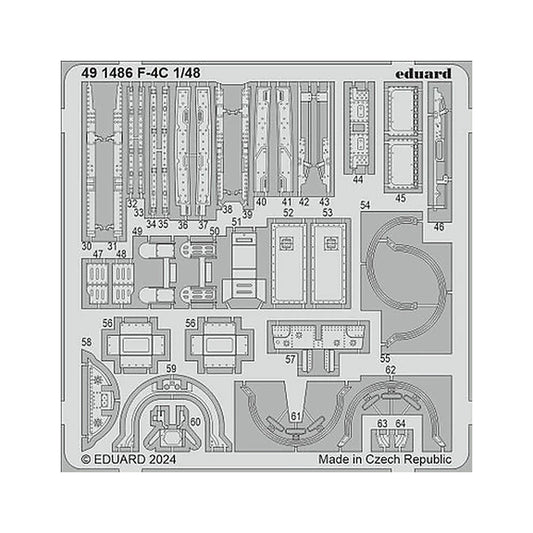 eduard 491486 1 48 f 4c photo etch set for hobby 2000 academy