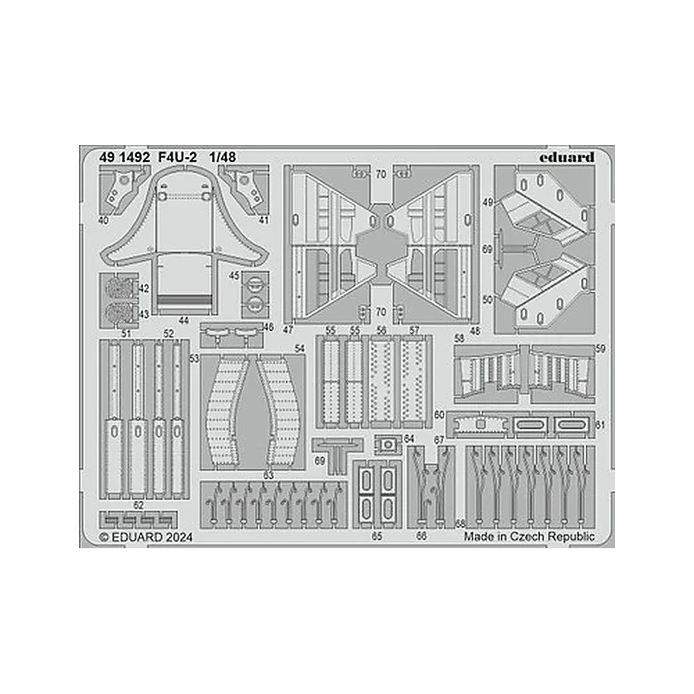 eduard 491492 1 48 photo etched set for hobby boss