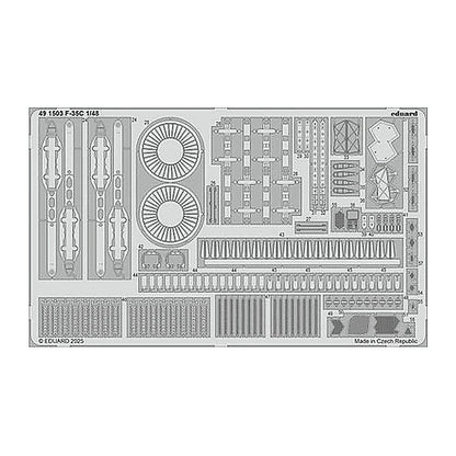 eduard 491503 1 48 f 35c photo etched set for tamiya kit