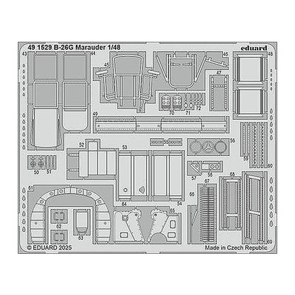 eduard 491529 1 48 b 26g marauder photo etched set for icm kit