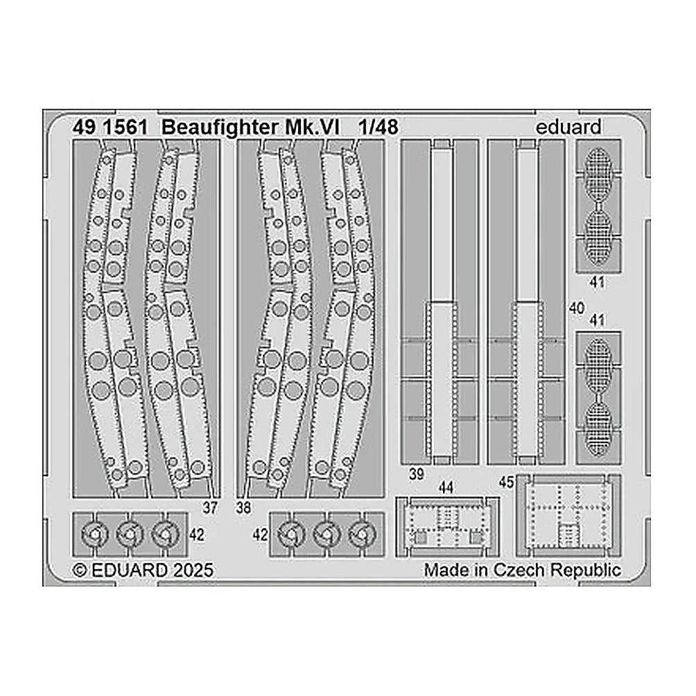 eduard 491561 1 48 beaufighter mk vi photo etched set for revell