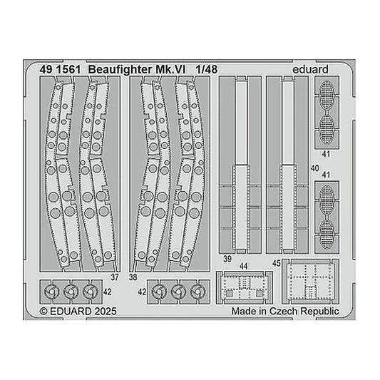 eduard 491561 1 48 beaufighter mk vi photo etched set for revell