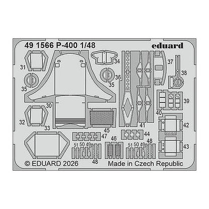 eduard 491566 1 48 p 400 photo etched set for arma hobby