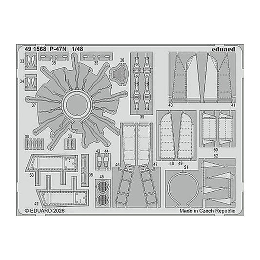 eduard 491568 1 48 p 47n photo etched set for miniart