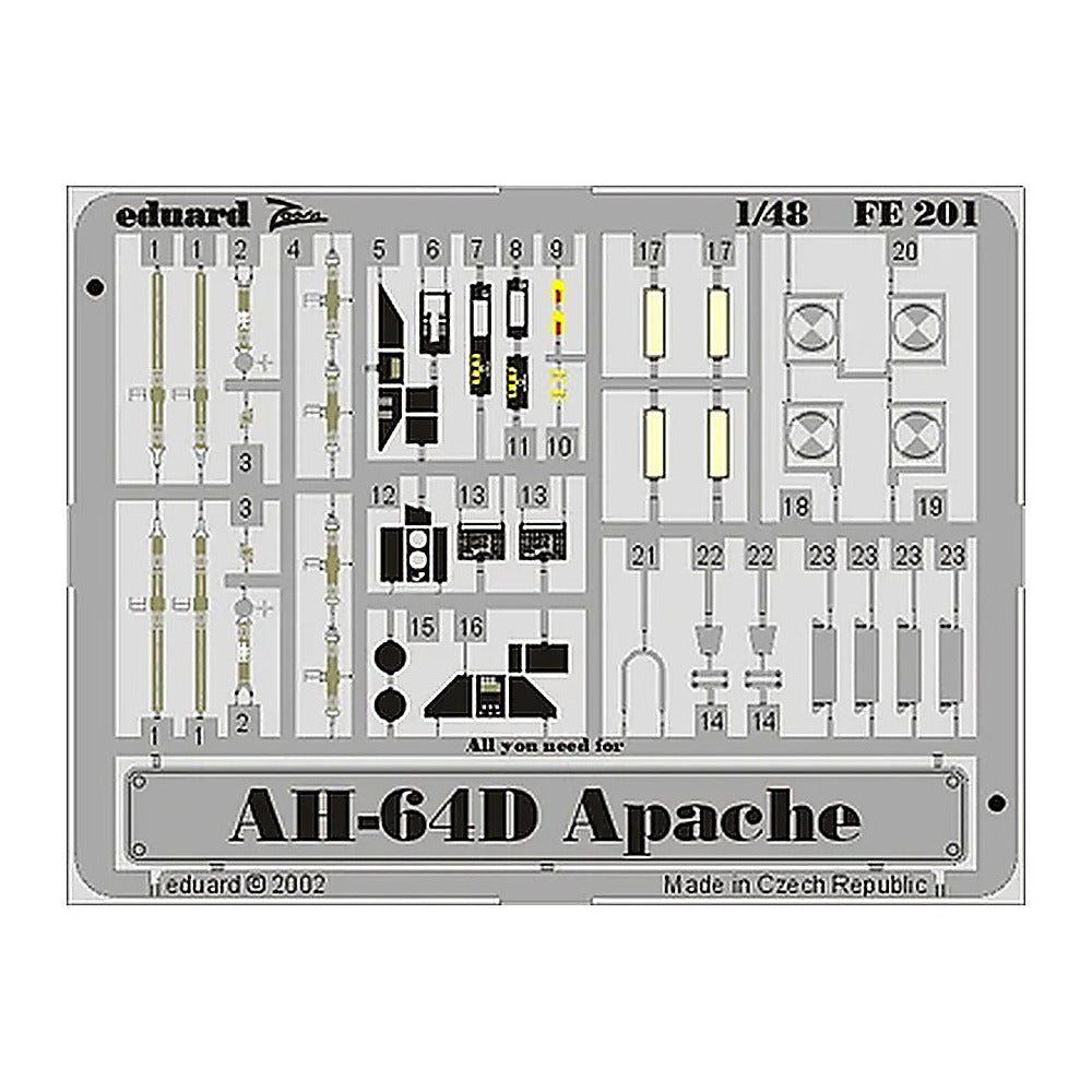 eduard 49201 1 48 for hsg pre painted photo etch detail set