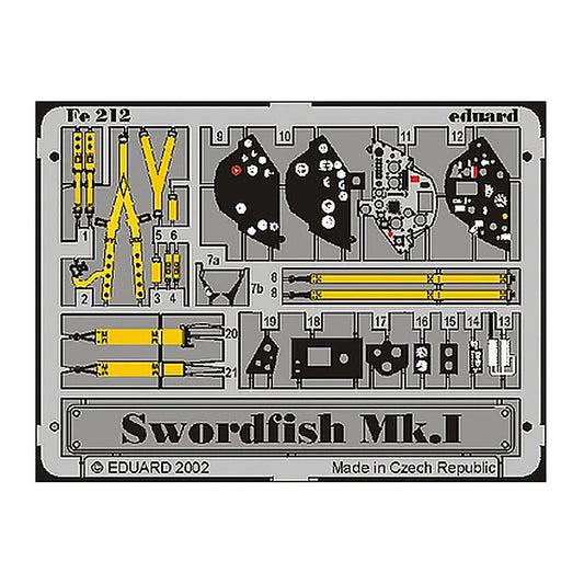 eduard 49212 1 48 swordfish mk i for tam pre painted
