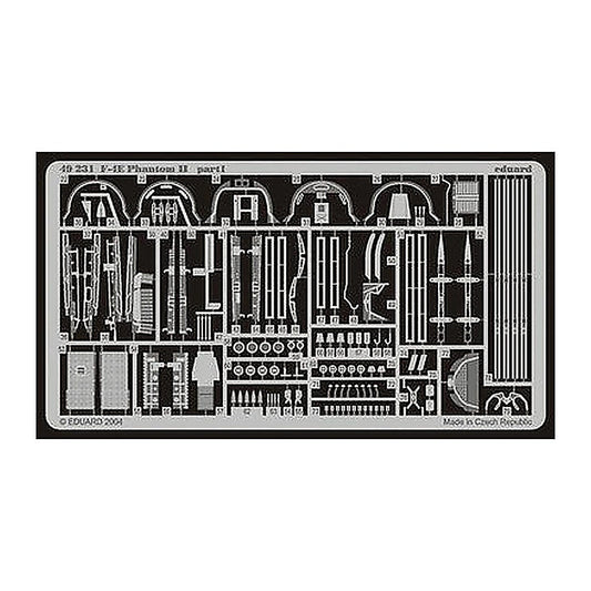 eduard 49231 1 48 f 4e for hasegawa pre painted
