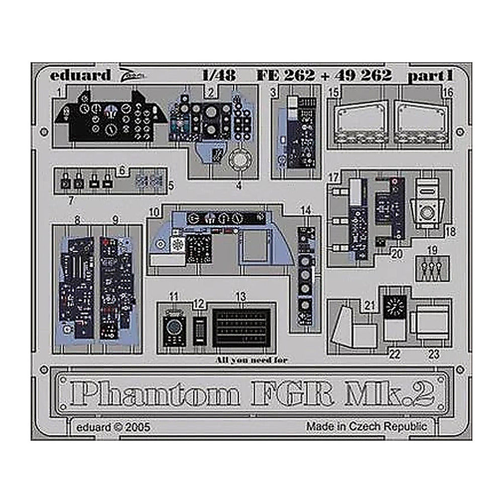 eduard 49262 1 48 phantom fgr mk 2for hasegawa revell