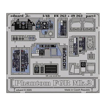 eduard 49262 1 48 phantom fgr mk 2for hasegawa revell