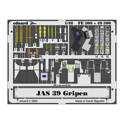 eduard 49300 1 48 jas 39 gripenfor italeri
