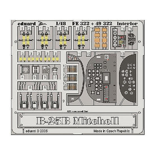 eduard 49322 1 48 b 25b interiorfor accurate miniatures