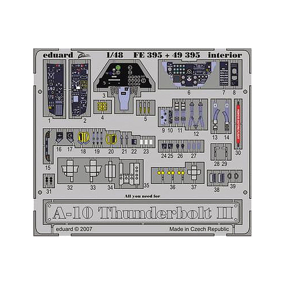 eduard 49395 1 48 interior for hobby boss pre painted