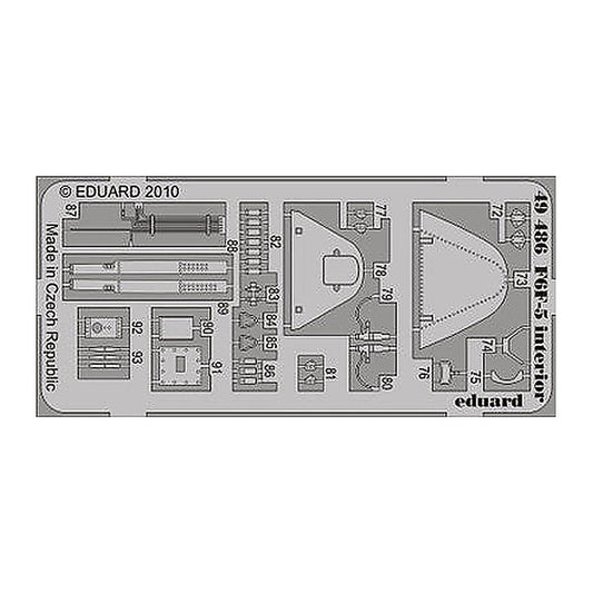 eduard 49486 1 48 interior for hobby boss pre painted self adhesive