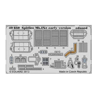 eduard 49660 1 48 spitfire mk ixc early for edu pre painted