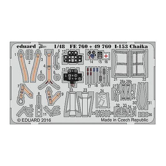 eduard 49760 1 48 chaika for icm pre painted