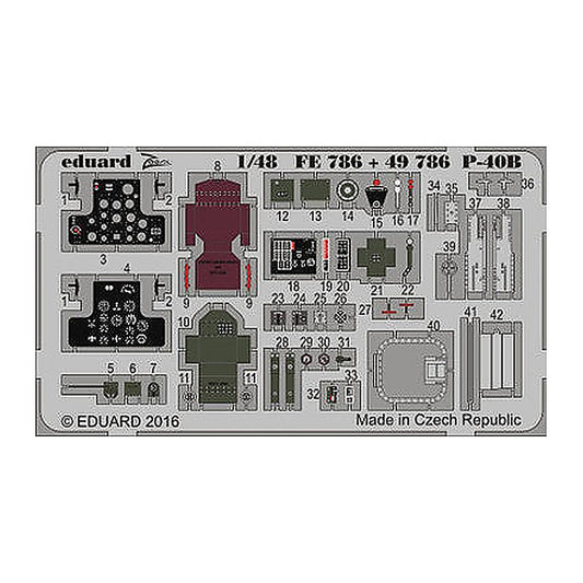 eduard 49786 1 48 p 40b for air pre painted