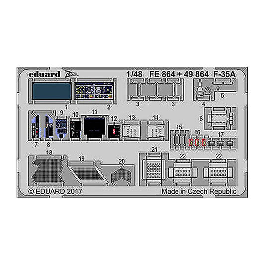 eduard 49864 1 48 f 35a for meng pre painted
