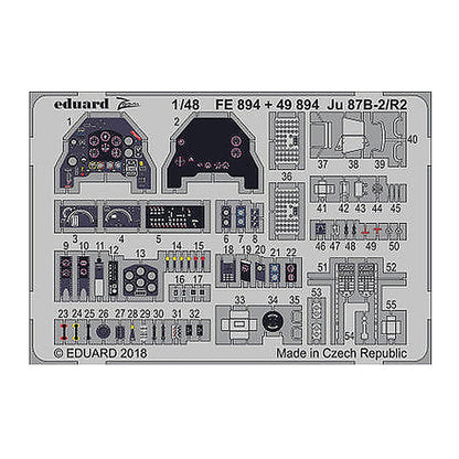 eduard 49894 1 48 ju87b2 r2 for air pre painted