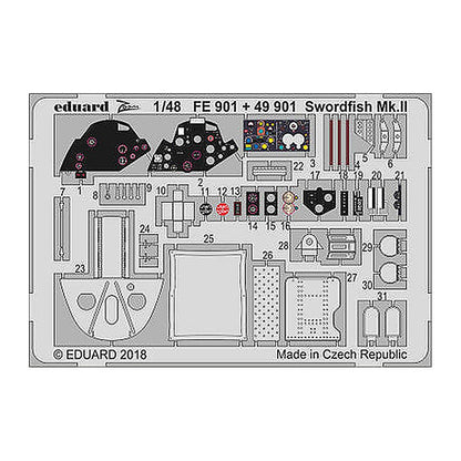 eduard 49901 1 48 swordfish mk ii for tam pre painted