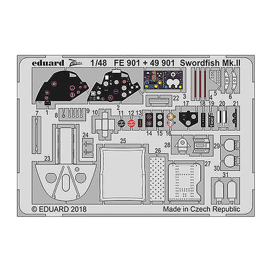 eduard 49901 1 48 swordfish mk ii for tam pre painted