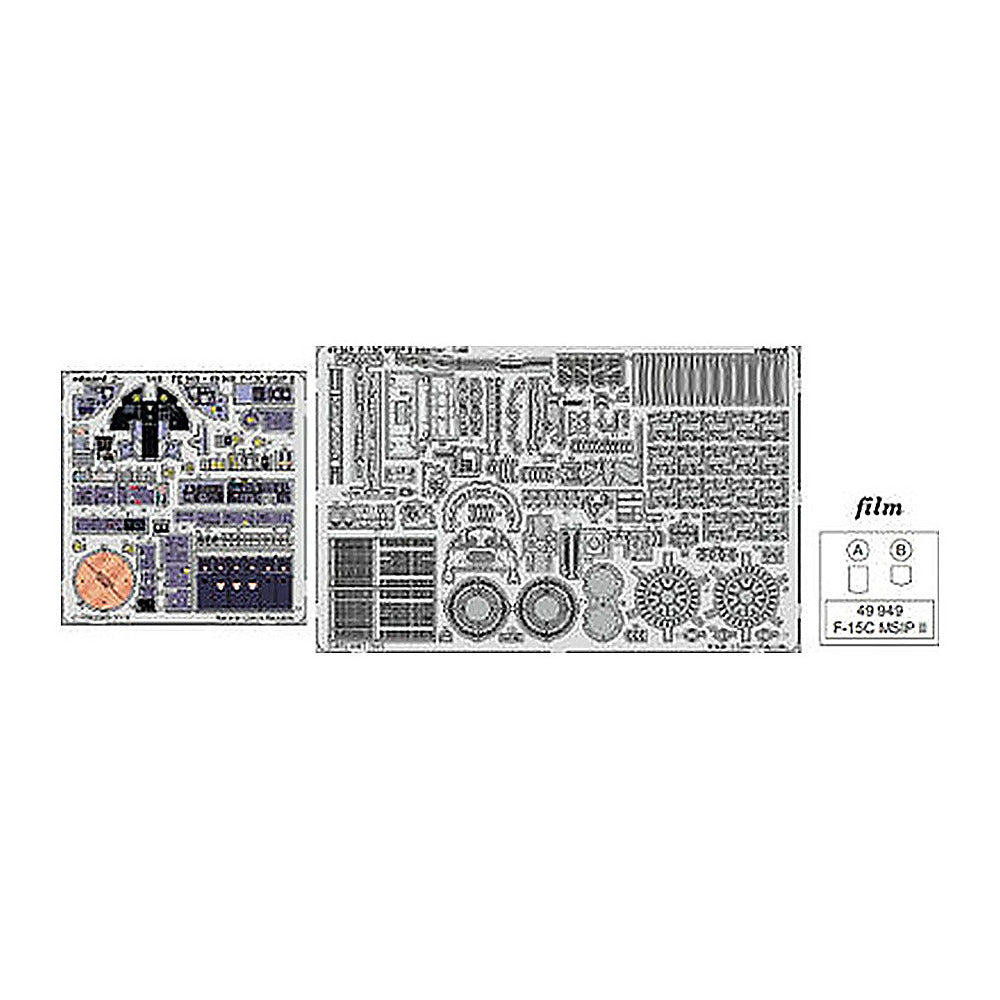 eduard 49949 1 48 f 15c msip ii interior for lnr pre painted